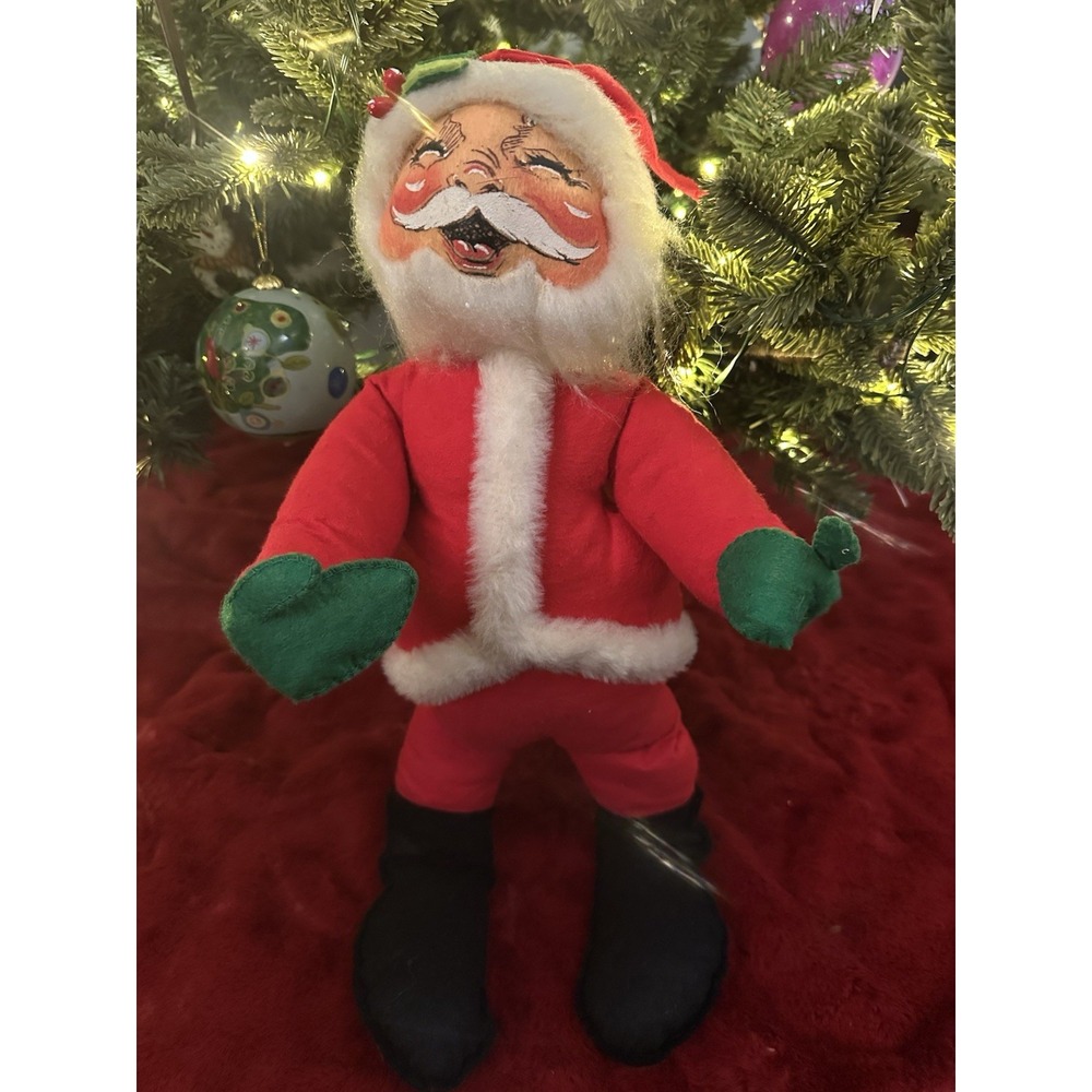 Vintage Annalee LARGE 16"    Santa‎ Claus Doll WITH GIFTS BAG - Picture 3 of 3